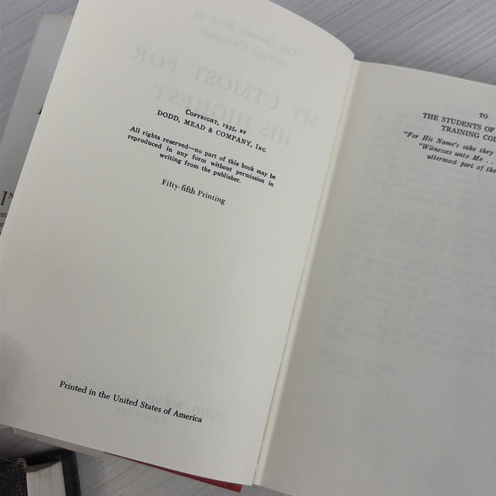 My Utmost for His Highest: The Golden Book of Oswald Chambers-HCDJ - Picture 7 of 7
